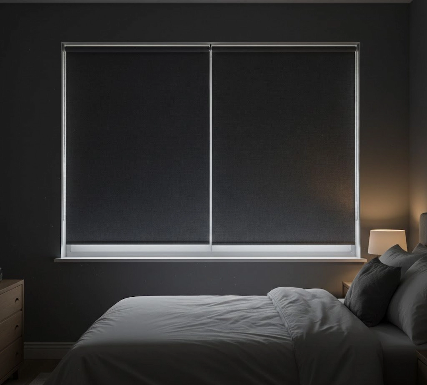 Verduisterende rolgordijnen voor slaapkamer